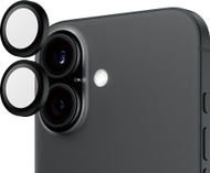 Mbrojtës kamere PanzerGlass Hoops, për iPhone 16 dhe 16 Plus, i zi