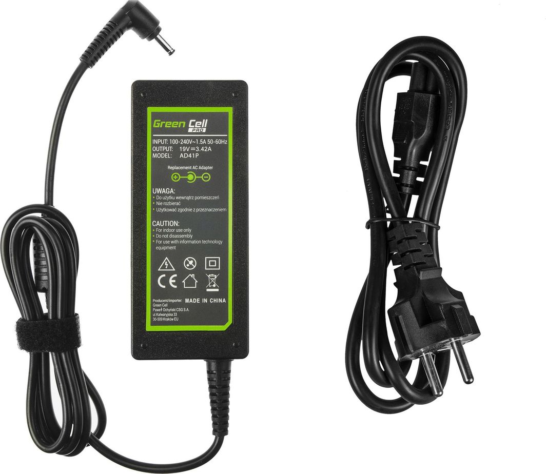 Karikues Green Cell PRO për Asus 19V, 3.42A, 65W (AD41P)