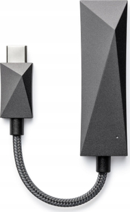 Amplifikator kufjesh Astell&amp;Kern HC3, DAC portativ USB C, Hi Res Audio, gri metalik
