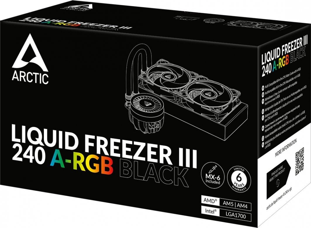 [OUTLET] Ftohës Arctic Liquid Freezer III 240 A-RGB (ACFRE00142A)