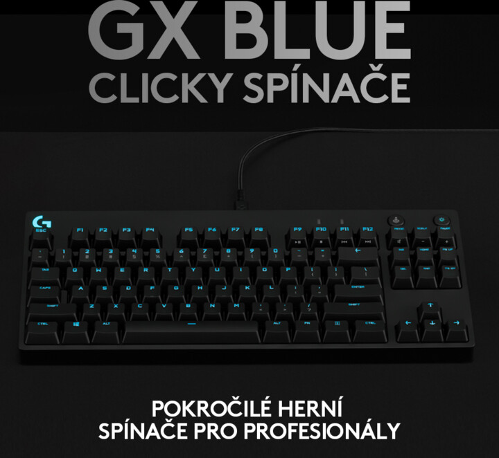 Tastierë Logitech G Pro (2019), GX, e kaltër