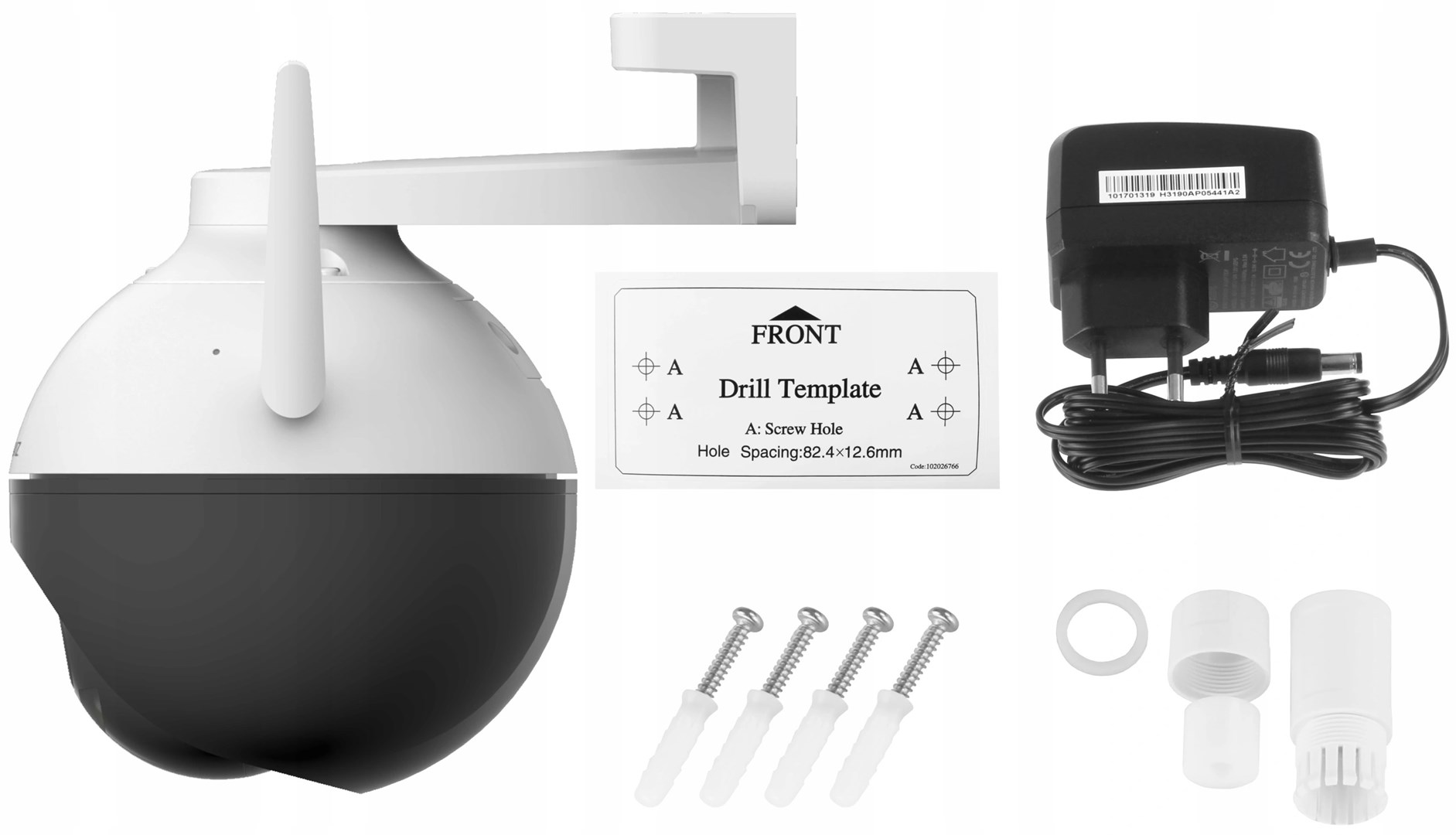 Kamera IP EZVIZ C8C Pro 2K, 3MP, 360°, e bardhë