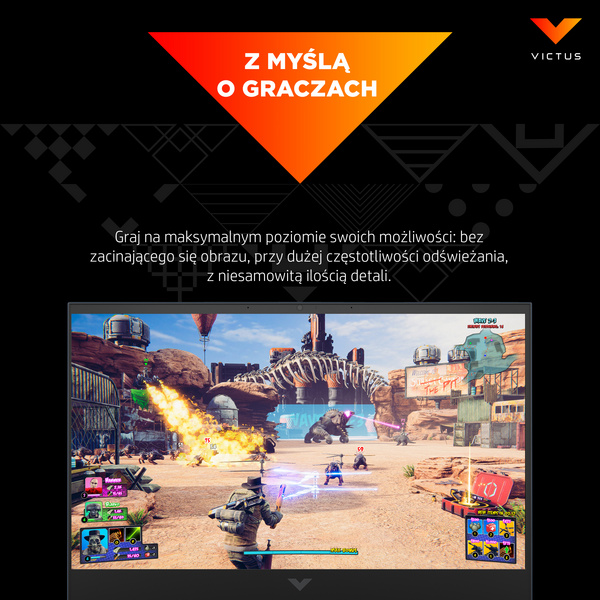 Laptop Victus by HP 16-e0427nw, 16.1", AMD Ryzen 5, 16GB RAM, 512GB SSD, NVIDIA GeForce GTX 1650, i kaltër