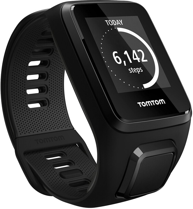 Matës aktiviteti TOMTOM Spark Music 3 L, i zi + kufje me Bluetooth