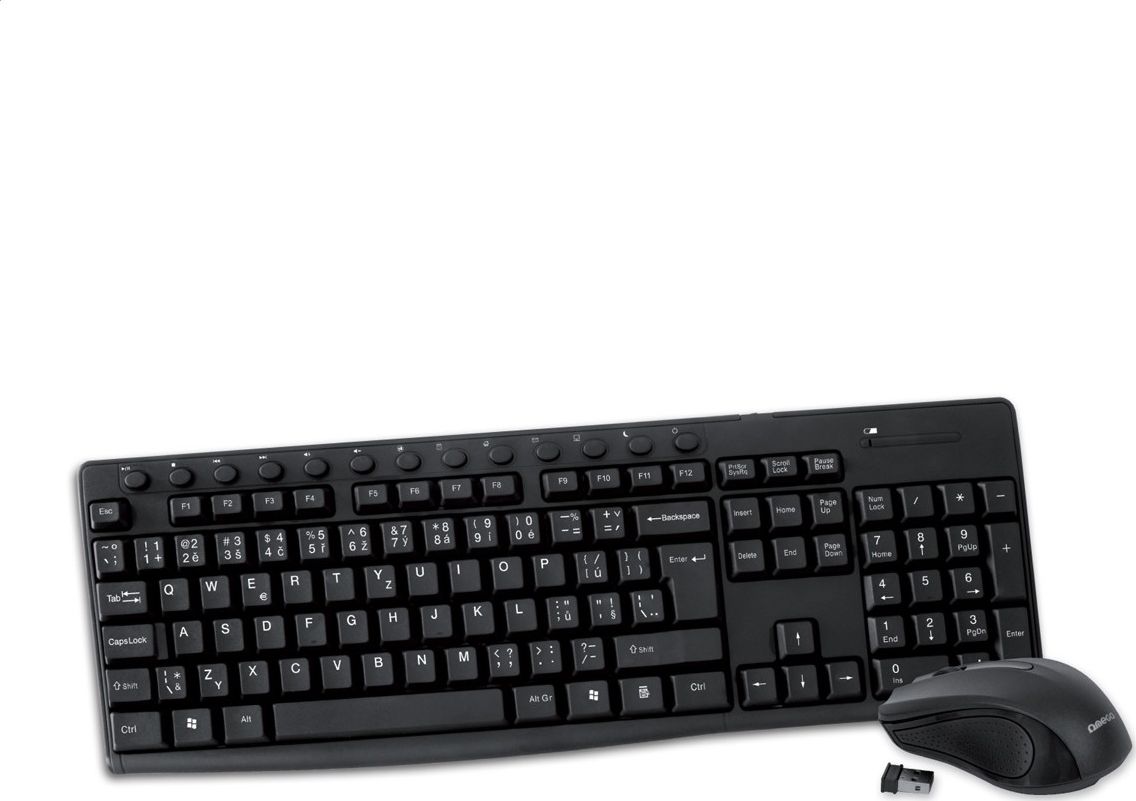 Set tastierë & maus Omega, të zeza