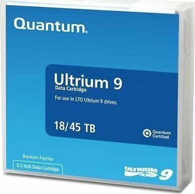 Kasetë backup Quantum LTO-9 MR-L9MQN-01, 18TB, e zezë