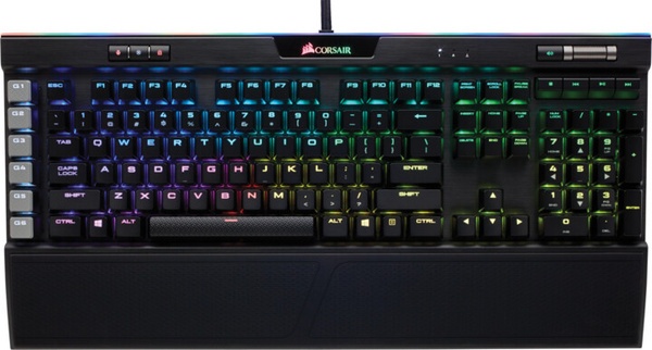 Corsair K95 RGB PLATINUM, Cherry MX Speed ​​Сребрена, САД