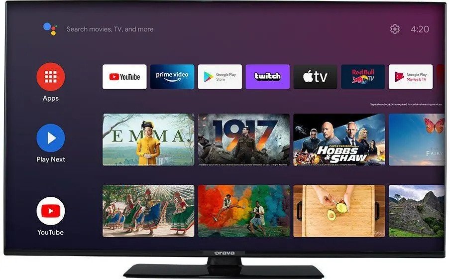 Televizor Orava LT-ANDR65 A01, 65", 4K Ultra HD, i zi