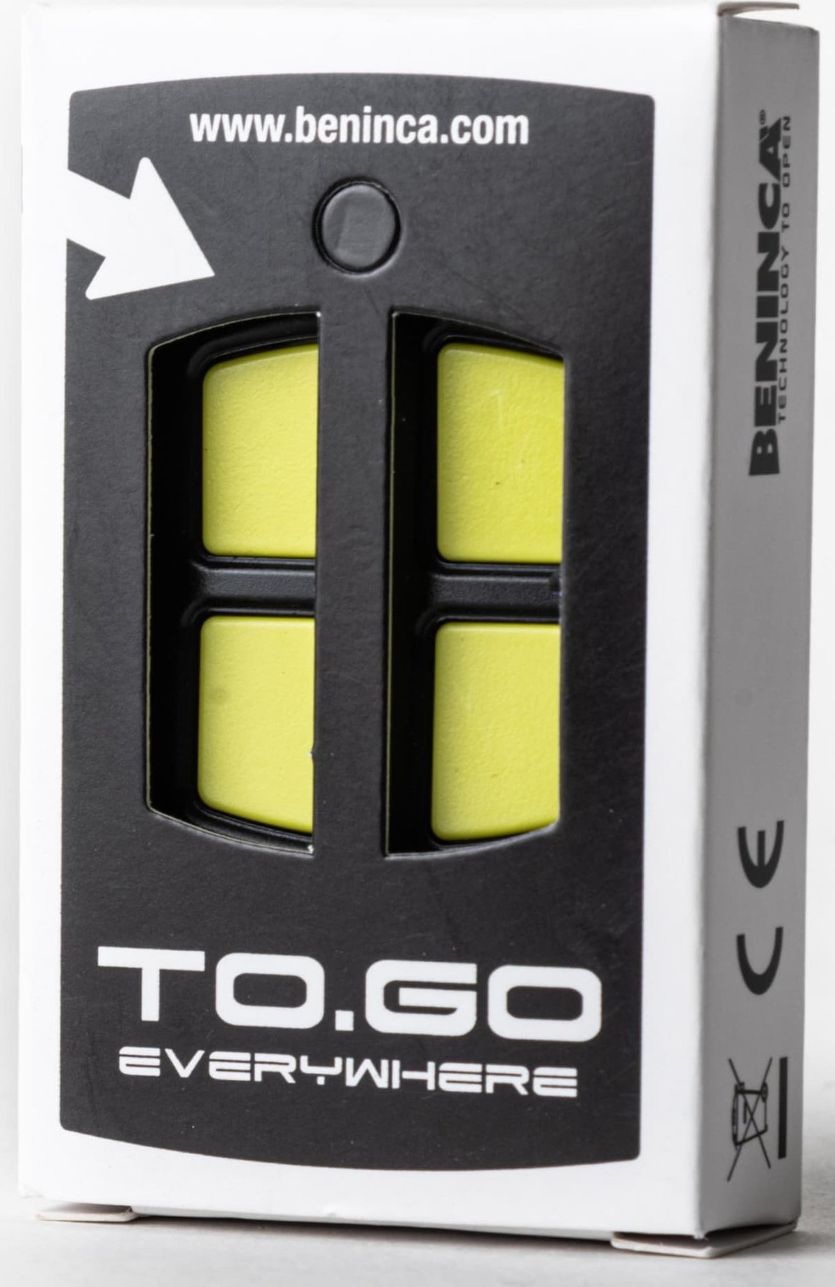 Даљински управувач Beninca TO.GO4VA, 4 канали, 433.92 MHz, црн