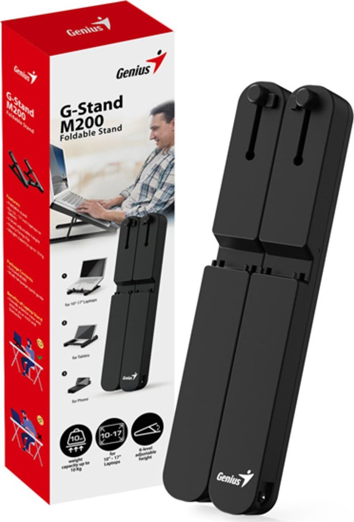Држач за лаптоп Genius G-Stand M200, црн