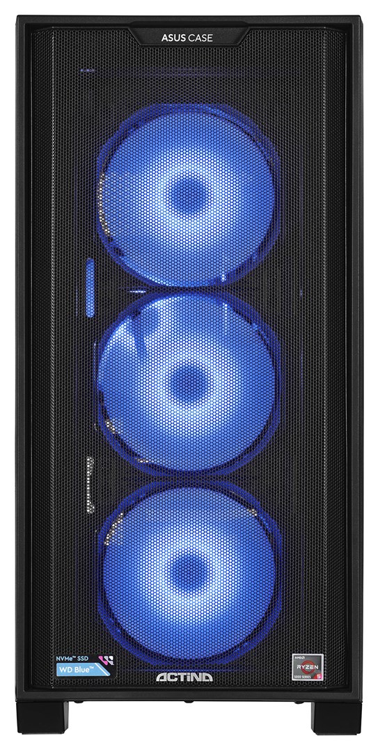 Kompjuter Actina, AMD Ryzen 5 5600, 16GB RAM, 1TB SSD, AMD Radeon RX 7600, i zi