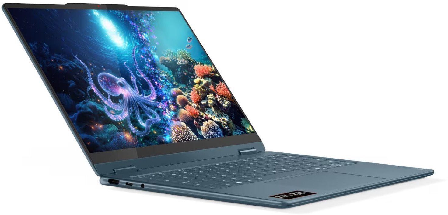 Laptop Lenovo Yoga 7 2-in-1 14AKP10, 14", Ryzen AI 5 340, 16GB, 512GB, i kaltër