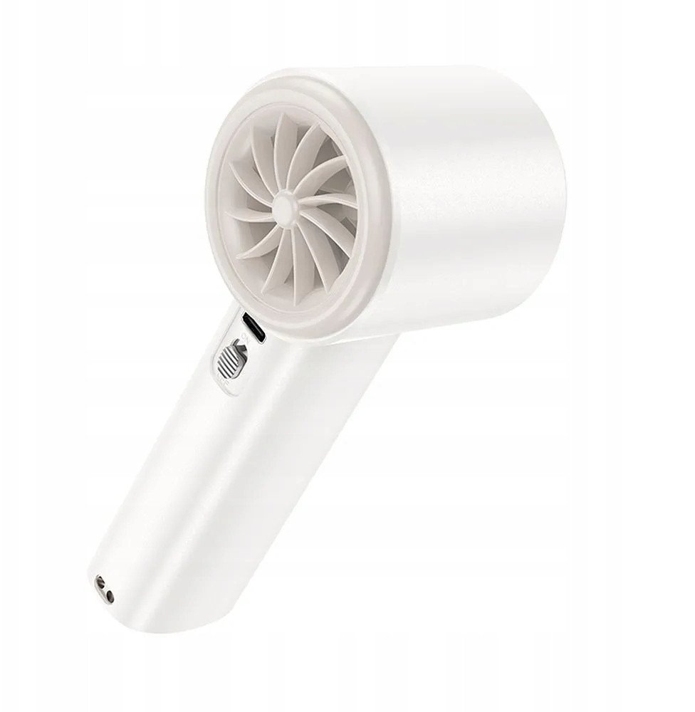 Ventilator dore HOCO HX64, portativ, rikarikues, ekran digjital