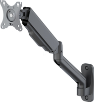Ѕиден држач за монитор Goobay Single Monitor Wall Mount, до 32\", механичка пружина, црн