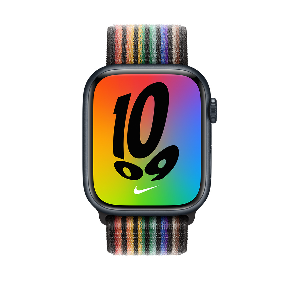 Apple Watch 45mm Nike Band, Pride Edition Nike Sport Loop