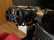 Mbajtëse baze timoni Simucube Steering Wheel Base Mount, çelik i trashë, montim frontal, e zezë