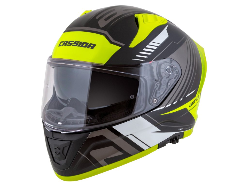 Мото кацига Cassida Aero Drome, full face, поликарбонат, црна