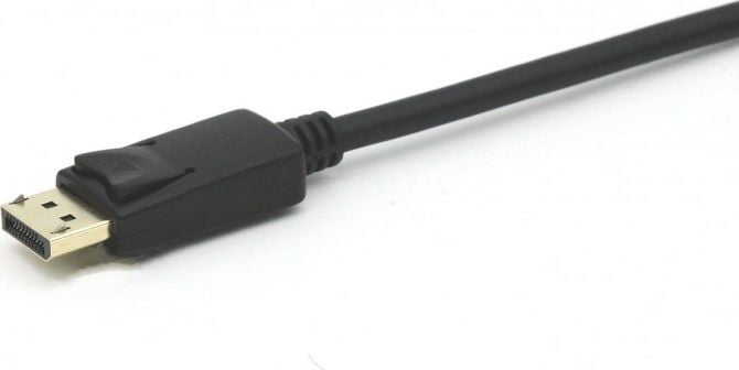 Kabllo DisplayPort në VGA Delock 119338, 2m, 1920×1200 60Hz, e zezë