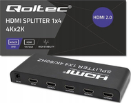 Splitter aktiv HDMI Qoltec 4x1, 4K, 60Hz, i zi