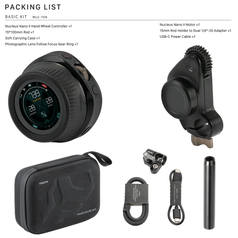 Tilta Nucleus Nano II Wireless Lens Control System