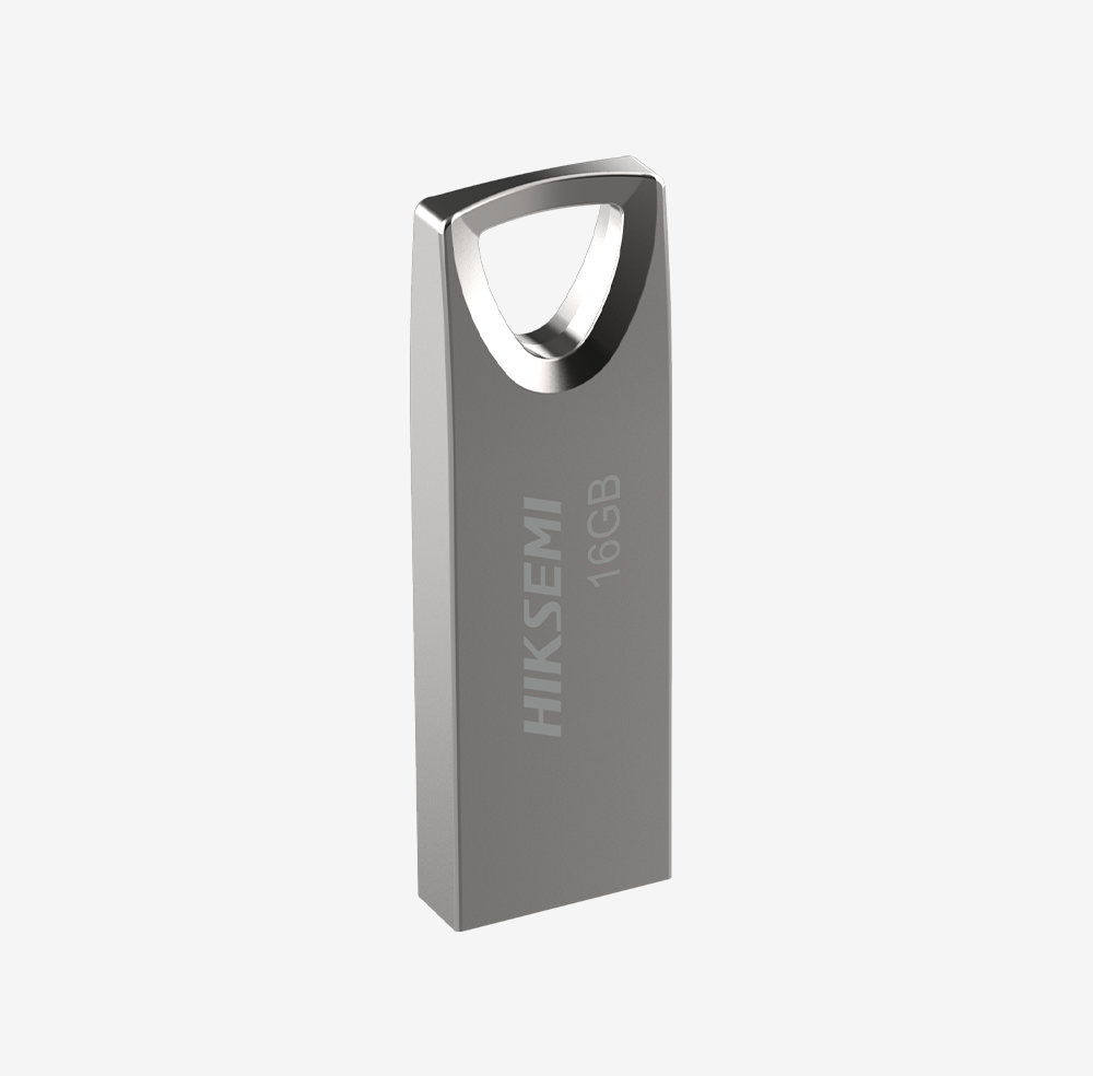 USB 3.0 Hiksemi HS-USB-M200 16GB – Flash Drive Metalik Silver