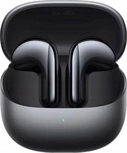 Kufje pa tela Xiaomi Buds 5, Bluetooth, me etui karikimi, të zeza grafit