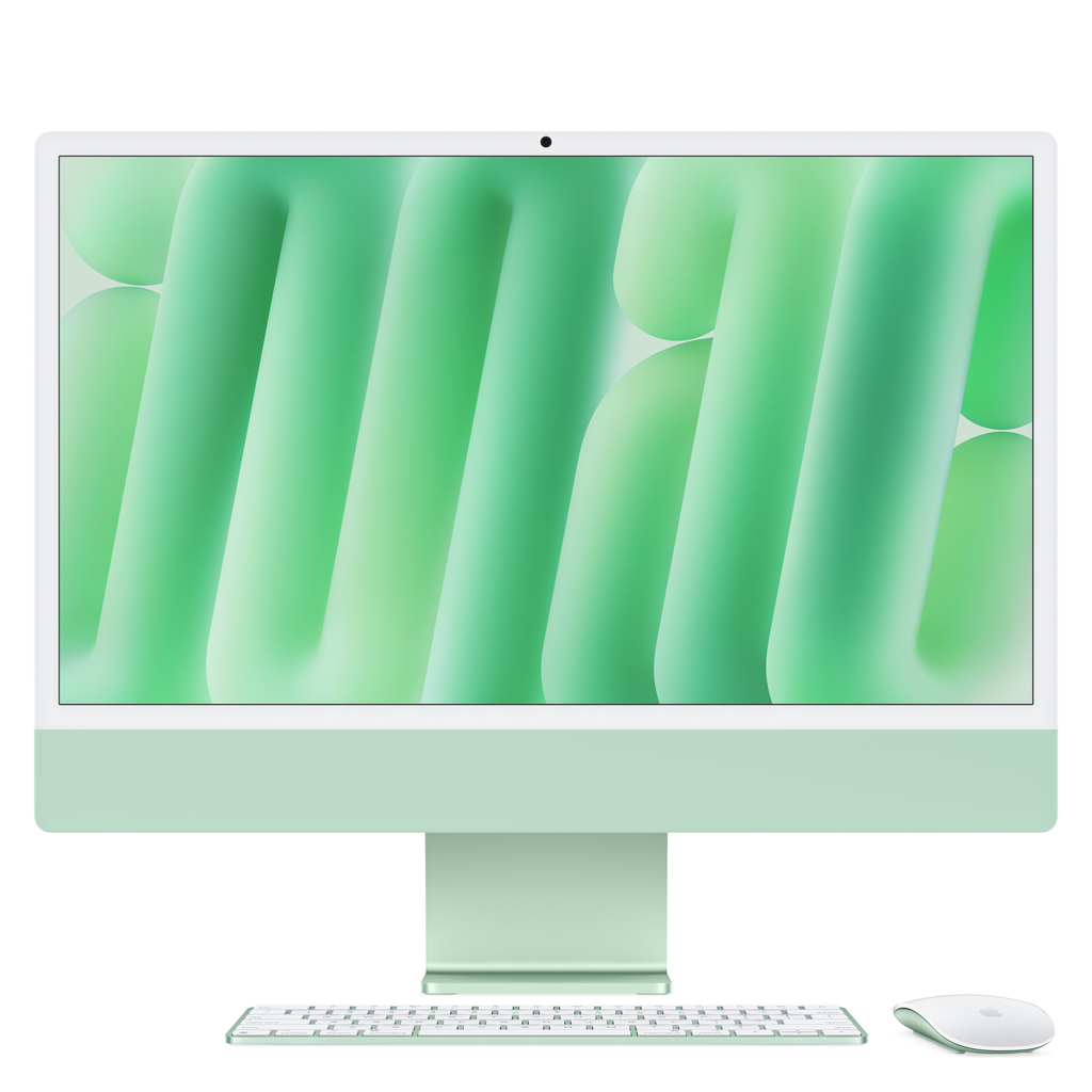 Apple iMac 24", M4 8‑core, 16GB, 256GB SSD, 8‑core GPU, Green