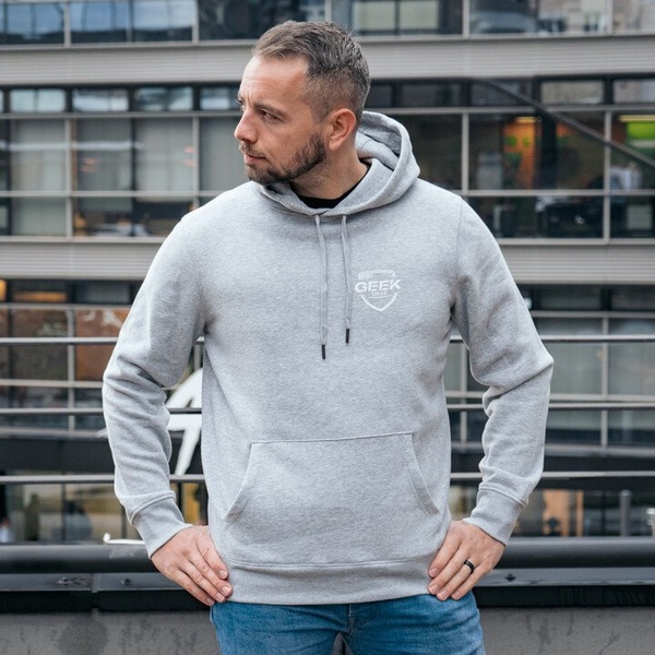 Duks për meshkuj GEEK, M, i hirtë