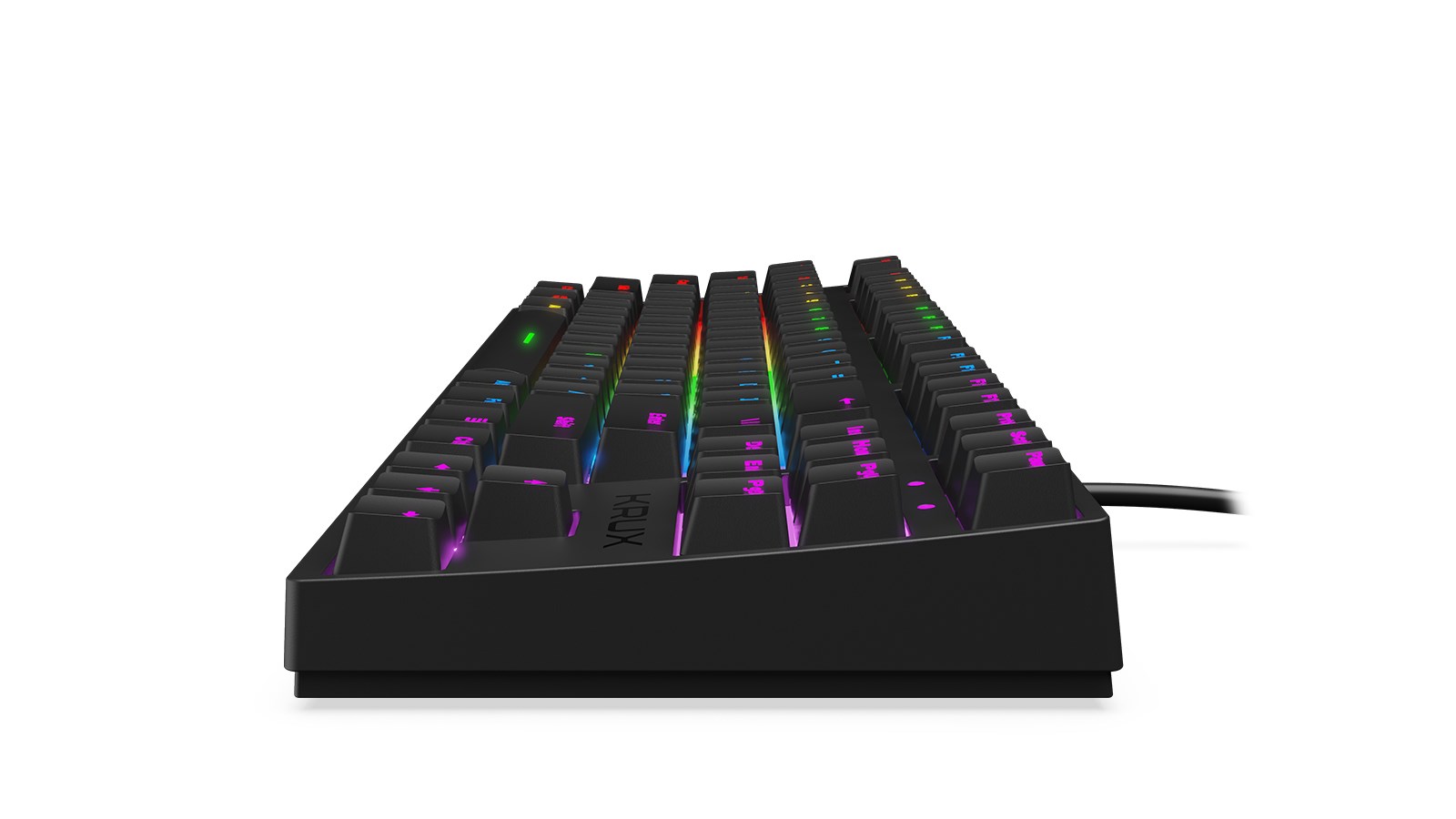 Tastierë mekanike Gaming Krux Atax RGB, USB, Outemu Blue, RGB