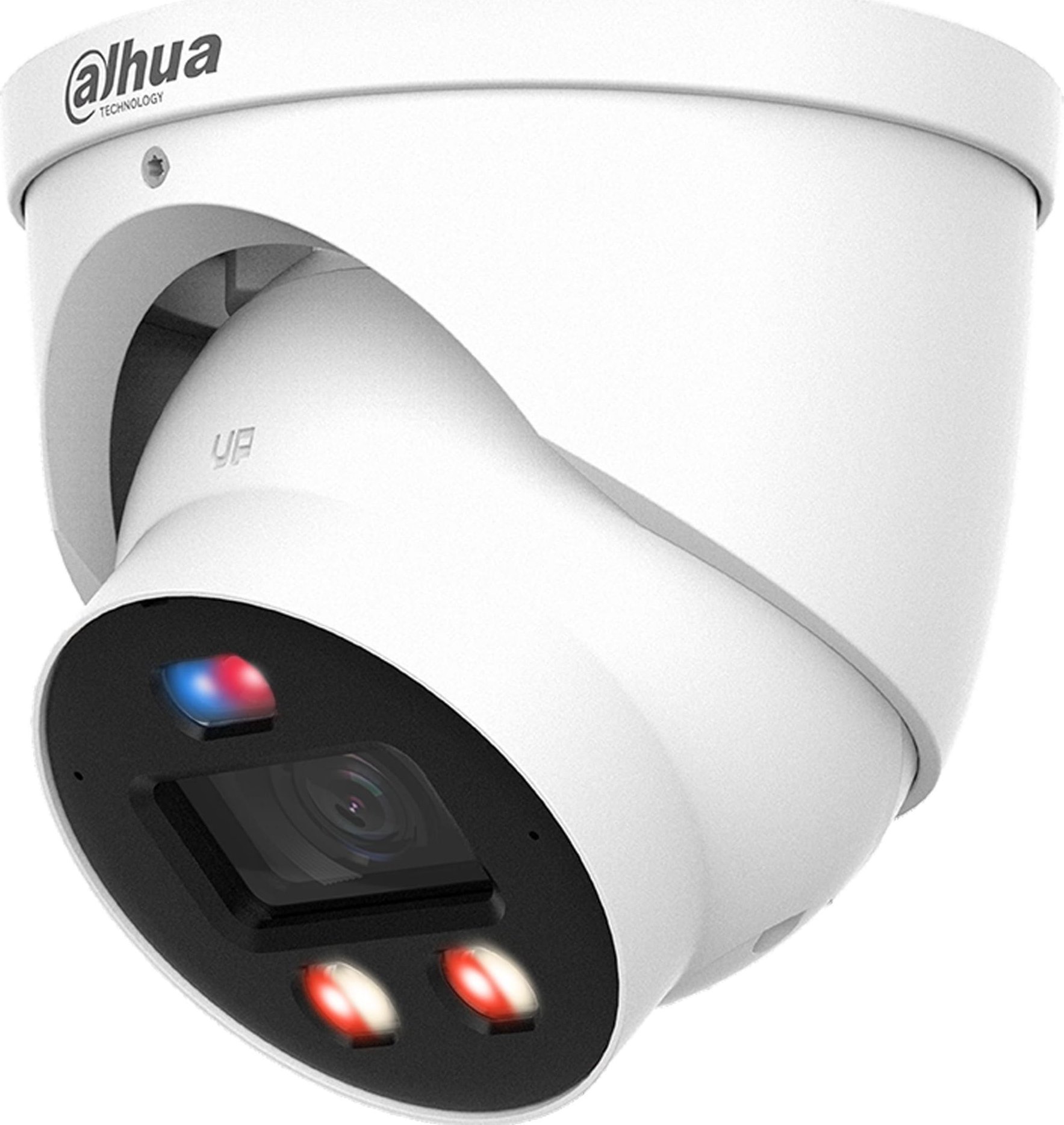 IP камера Dahua IPC-HDW3849H-AS-PV-0280B-PRO, 4K, за внатрешна и надворешна употреба, бела