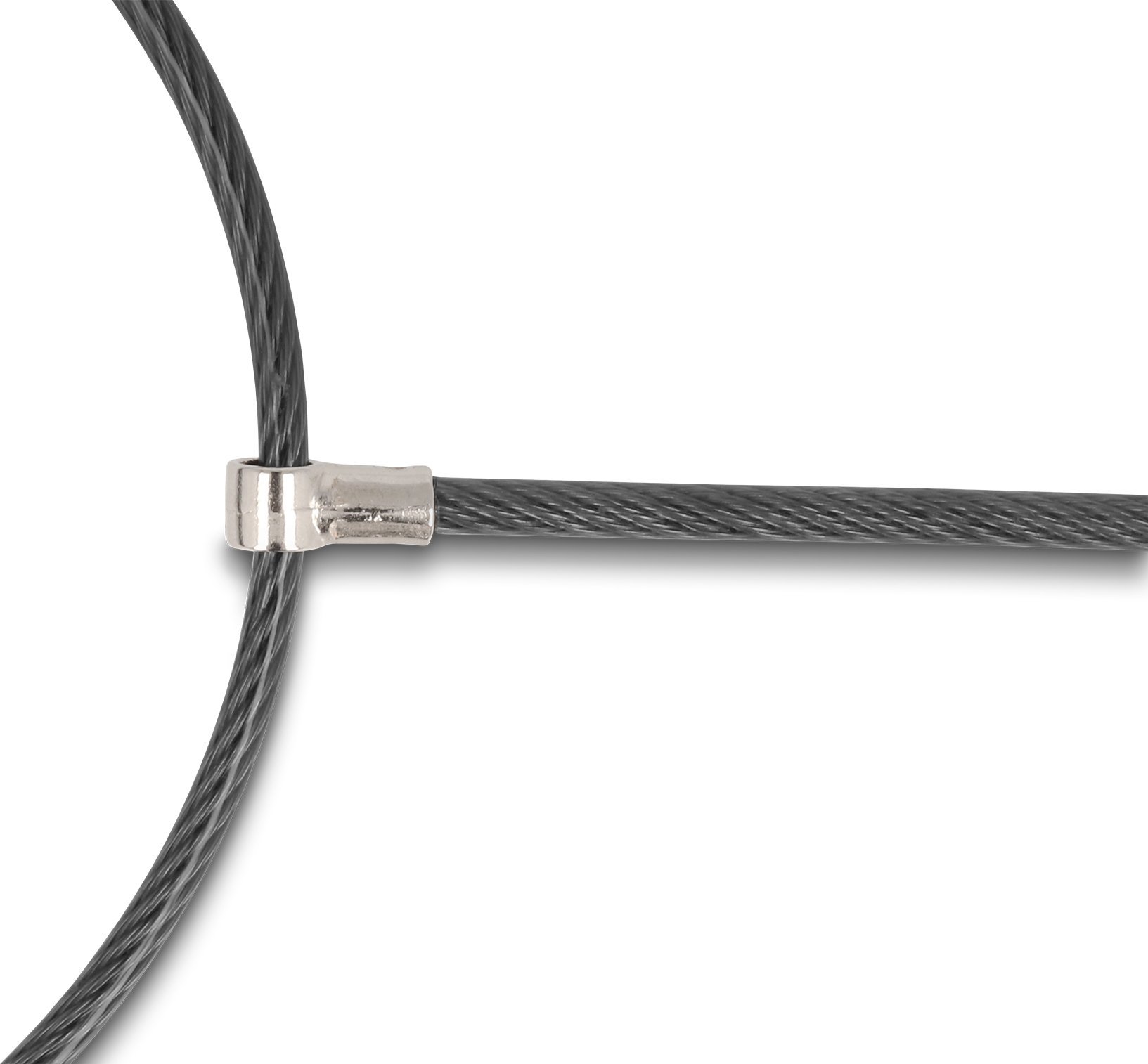 Kabllo sigurie Navilock 20935, 1.8 m, me çelës, argjend