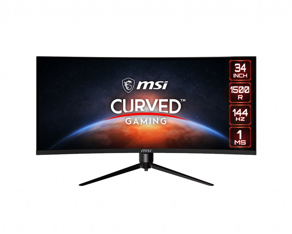 Monitor MSI Optix MAG342CQR, 34", UWQHD, 144Hz, i zi 