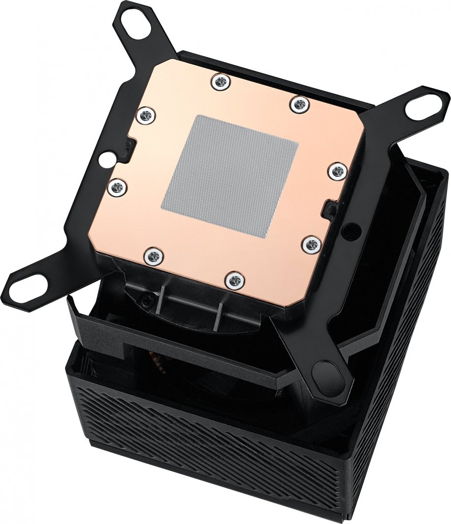 Bllok uji për ftohës ASUS ROG Ryujin III WB, Asetek, 3.5” LCD, i zi