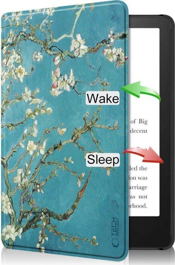 Mbulesë Tech-Protect Smartcase për Kindle Paperwhite 6 Colorsoft Signature, smart wake, e zezë