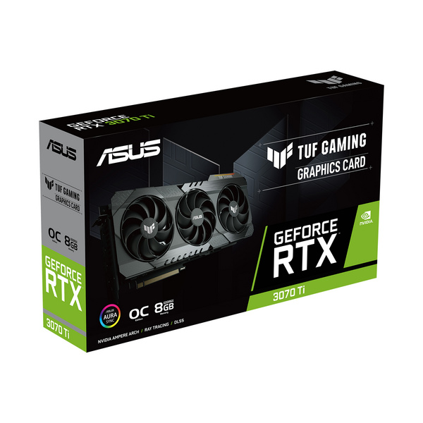 Kartelë grafike ASUS TUF Gaming TUF-RTX3070TI-O8G-GAMING NVIDIA GeForce RTX 3070 Ti 8 GB GDDR6X