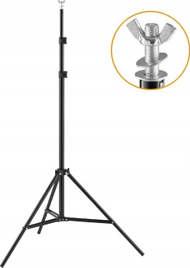 Stativ ndriçimi Freepower Lighting Stand 225cm, alumin, lartësi maksimale 225 cm, i zi