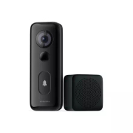 Zile me kamerë Xiaomi Smart Doorbell 3S, e zezë