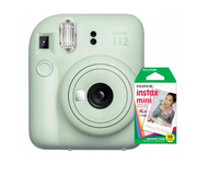 Set Fujifilm, fotoaparat Instax Mini 12 + 10 copë filma fotografik, i gjelbër
