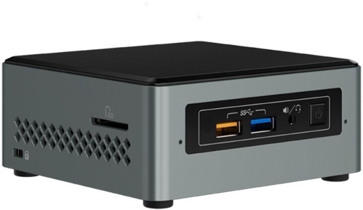 Intel NUC 6CAYS, сива боја