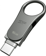 USB Silicon Power Mobile C80, 16GB, USB 3.2 Gen 1 Type C, argjendtë