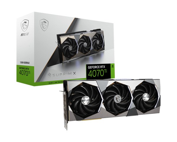 Kartë grafike MSI NVIDIA GeForce RTX 4070 Ti, 12 GB GDDR6X