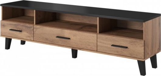 Kredencë TV Cama Meble, chipboard, 180x40x53cm, kafe e zezë
