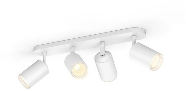 Ndriçues Philips Hue Fugato GU10, 4x5.7W, i bardhë