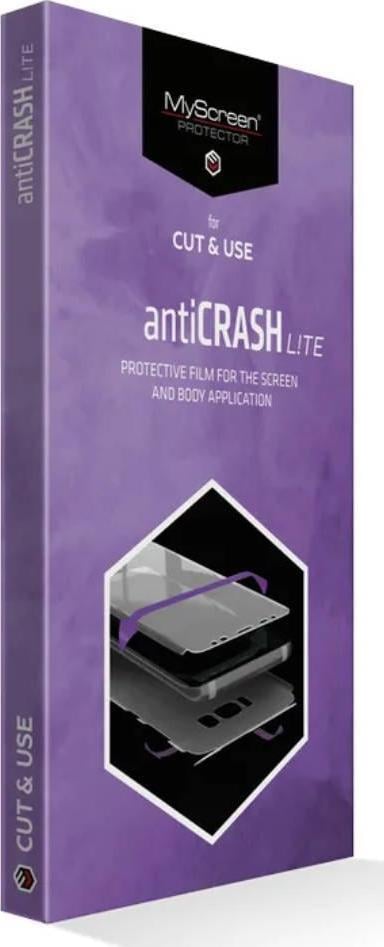Film mbrojtës ekrani MyScreenProtector MS Cut&amp;Use AntiCRASH Lite 4.0, deri 6.5", paketim 10 copë, transparent