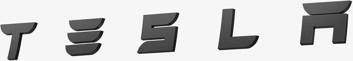 Mbulesë emblemë Spigen, Tesla Model 3 2024, mbulim i plotë, e zezë