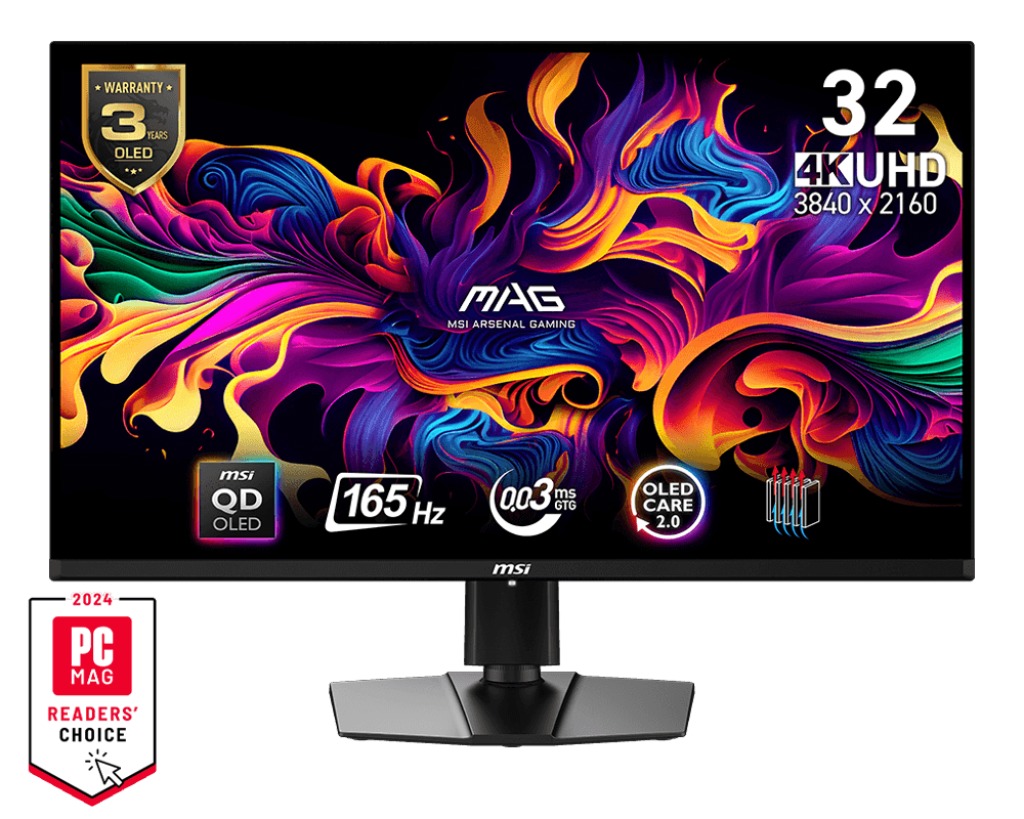 Monitor MSI MAG 321UP QD-OLED, 31,5", QD-OLED, 4K UHD, i zi