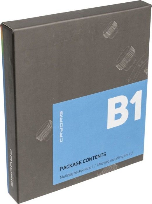 Backplate zëvendësues për ftohës Cryorig CR-B01, për seritë R1 C1 H5 A, i zi