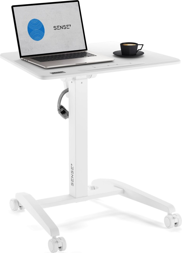 Tavolinë SENSE7 Mobile, e bardhë