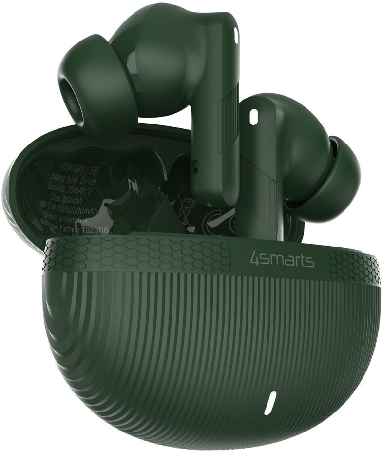 Kufje wireless 4smarts SkyBuds Pro ANC, me anulim zhurme, Olive Green