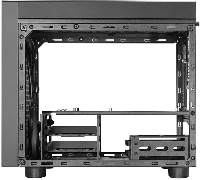 Куќиште за компјутер Chieftec The Cube CI-03B-OP, mATX, вентилатор 200mm, црна